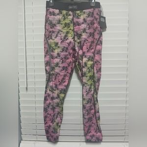 Nwt Savage X Fenty Pink and Green Abstract Leggings 1X
